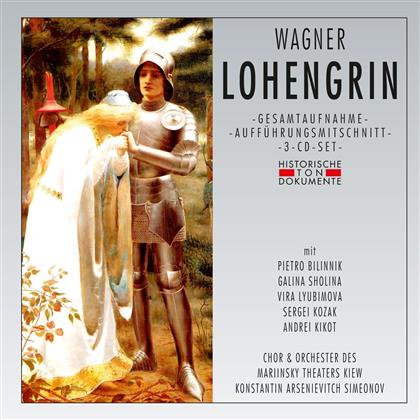 Richard Wagner (1813-1883), Konstantin Simeonov & Orchestra Of The Mariinsky Theatre - Lohengrin - Aufnahme Von 1962 In Ukrainischer Sprache (3 CD)