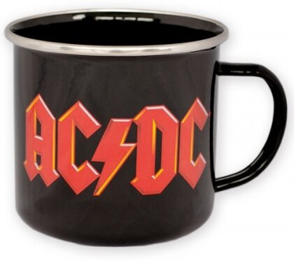 AC/DC: Logo - Emaille Tasse