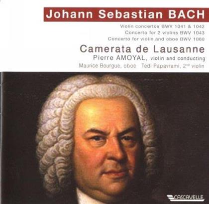 Johann Sebastian Bach (1685-1750), Maurice Bourgue, Pierre Amoyal, Tedi Pavrami & Camerata de Lausanne - Violin Concerto BWV1041/1042 / For 2 Violins BWV1043 - Concerto For Violin And Oboe BWV1060