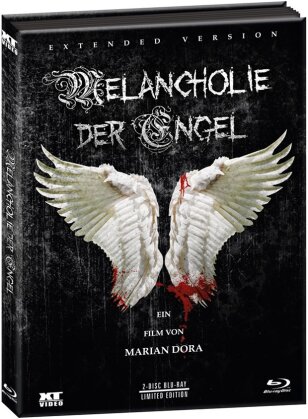 Melancholie der Engel (2009) (Wattiert, Cover 1, Extended Edition, Edizione Limitata, Mediabook, Blu-ray + DVD)