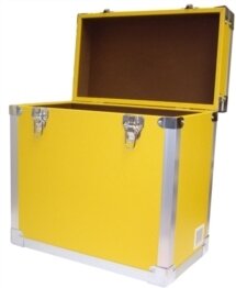 Yellow - Lp Record Storage Carry Case Yellow