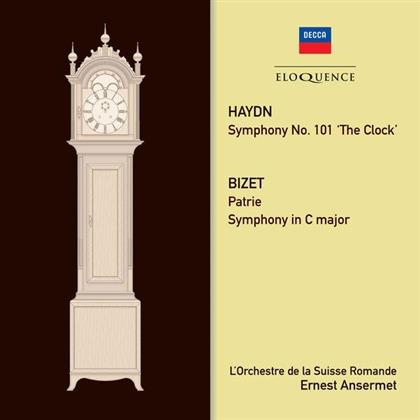 Joseph Haydn (1732-1809), Georges Bizet (1838-1875) & L'Orchestre de la Suisse Romande - Symphonie Nr. 101 "Die Uhr" / Symphonie C-Dur