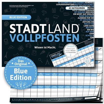 Denkriesen - Stadt Land Vollpfosten® - Blue Edition - "Wissen ist Macht." (Spiel)
