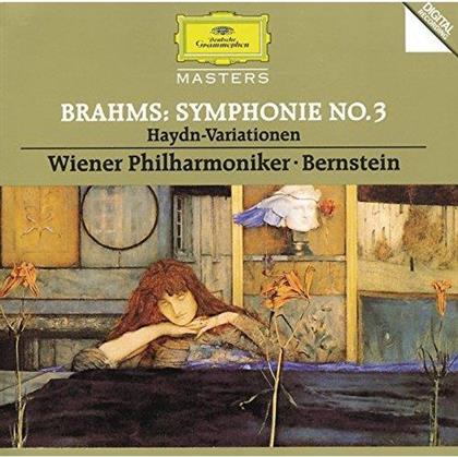 Johannes Brahms (1833-1897), Leonard Bernstein (1918-1990) & Wiener Philharmoniker - Symphony No. 3 / Haydn-Variationen (Japan Edition)