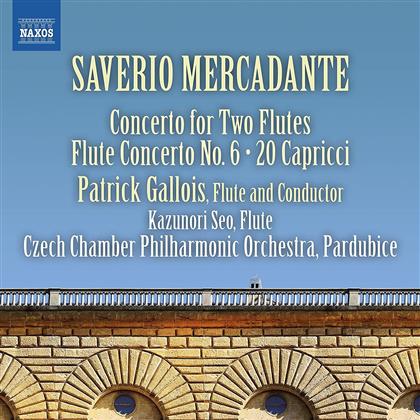 Saverio Mercadante (1795-1870), Patrick Gallois & Czech Chamber Philharmonic Orchestra Pardubice - Concerto For Two Flutes / Flute Concerto Nr. 6