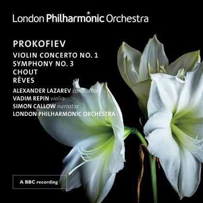 Serge Prokofieff (1891-1953), Alexander Lazarev, Simon Callow, Vadim Repin & The London Philharmonic Orchestra - Violin Concerto No. 1, Symphony No. 3, Chout, Rêves (2 CDs)