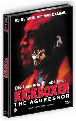 Kickboxer 4 - The Aggressor (Cover A, Édition Limitée, Mediabook, Uncut, Blu-ray + DVD)
