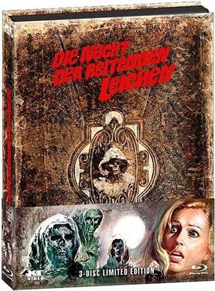 Die Nacht der reitenden Leichen (1972) (Limited Edition, Mediabook, Uncut, 2 Blu-rays + DVD)