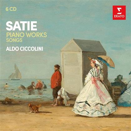 Aldo Ciccolini & Erik Satie (1866-1925) - Klavierwerke / Lieder (6 CDs)