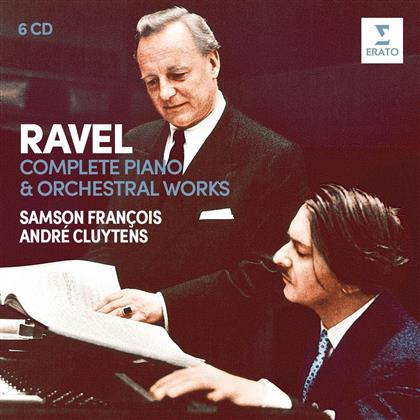 Andre Cluytens, Samson Francois & Maurice Ravel (1875-1937) - Sämtliche Klavier- & Orchesterwerke (6 CD)