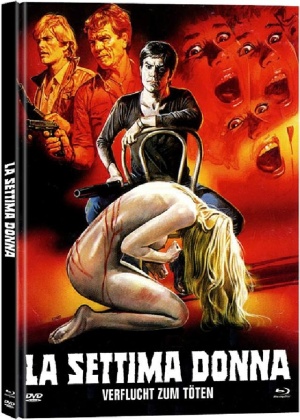 La settima donna - Verflucht zum Töten (1978) (Cover B, Limited Edition, Mediabook, Uncut, Blu-ray + DVD)