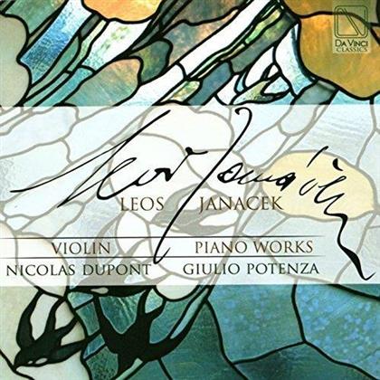 Nicolas Dupont, Giulio Potenza & Leos Janácek (1854-1928) - Violin & Piano Works