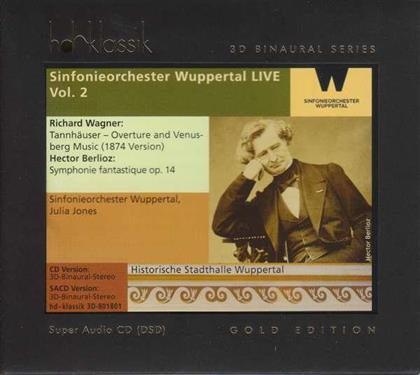 Richard Wagner (1813-1883), Berlioz, Julia Jones & Sinfonieorchester Wuppertal - Tannhäuser-Ouvertüre / Symphonie Fantastique Op. 14 (Hybrid SACD)