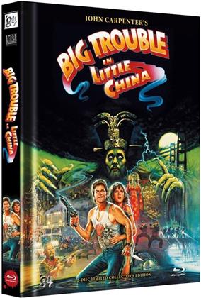 Big Trouble in Little China (1986) (Cover A, Collector's Edition, Limited Edition, Mediabook, Uncut, Blu-ray + DVD)