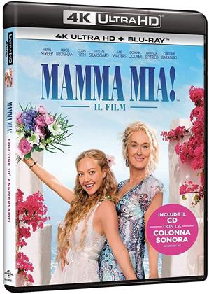 Mamma mia! (2008) (Édition 10ème Anniversaire, 4K Ultra HD + Blu-ray + CD)