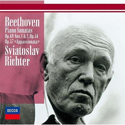Ludwig van Beethoven (1770-1827) & Sviatoslav Richter - Piano Sonatas Op. 49 Nos. 1&2, Op.54, Op. 57 "Appassionata" (Japan Edition, Limited Edition)
