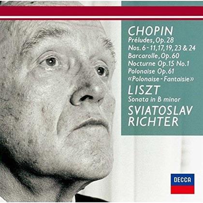 Frédéric Chopin (1810-1849), Franz Liszt (1811-1886) & Sviatoslav Richter - Preludes/Barcarolle / Sonata B Minor (Japan Edition, Limited Edition)