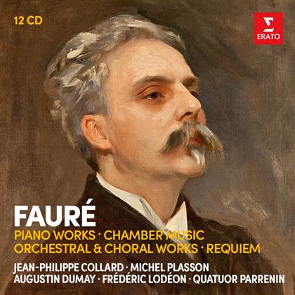 Gabriel Fauré (1845-1924), Jean-Philippe Collard & Michel Plasson - Piano Works & Chamber Music (12 CDs)