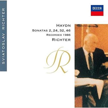 Joseph Haydn (1732-1809) & Sviatoslav Richter - Piano Sonatas Nos. 2,24,32,46 - Recorded 1986 (Japan Edition, Limited Edition)