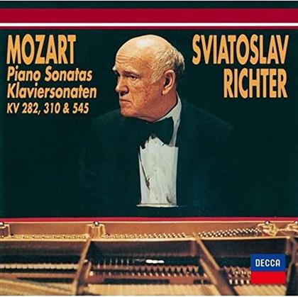 Wolfgang Amadeus Mozart (1756-1791) & Sviatoslav Richter - Piano Sonatas KV 282, 310, 545 (Japan Edition, Limited Edition)
