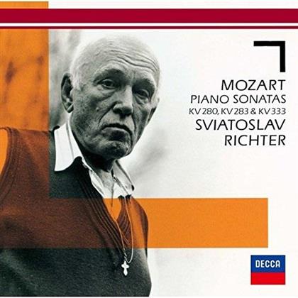 Wolfgang Amadeus Mozart (1756-1791) & Sviatoslav Richter - Piano Sonatas KV 280, 283, 333 (Japan Edition, Limited Edition)