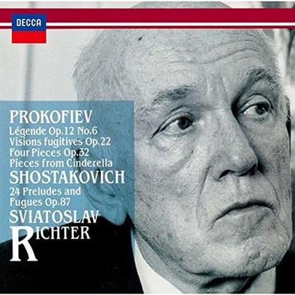 Serge Prokofieff (1891-1953) & Sviatoslav Richter - Visions Fugitives Op. 22 / Légende Op. 12 No. 6 (Japan Edition, Édition Limitée)