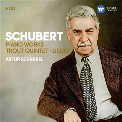 Pro Arte Quartet, Franz Schubert (1797-1828) & Artur Schnabel (1882-1951) - Sonatas / Impromptus/ Moments (5 CDs)