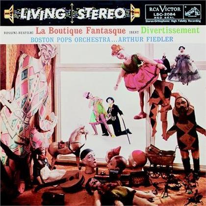Arthur Fiedler, Rossini-Respighi & Jacques Ibert (1890-1962) - La Boutique Fantastique, Divertissement (LP)