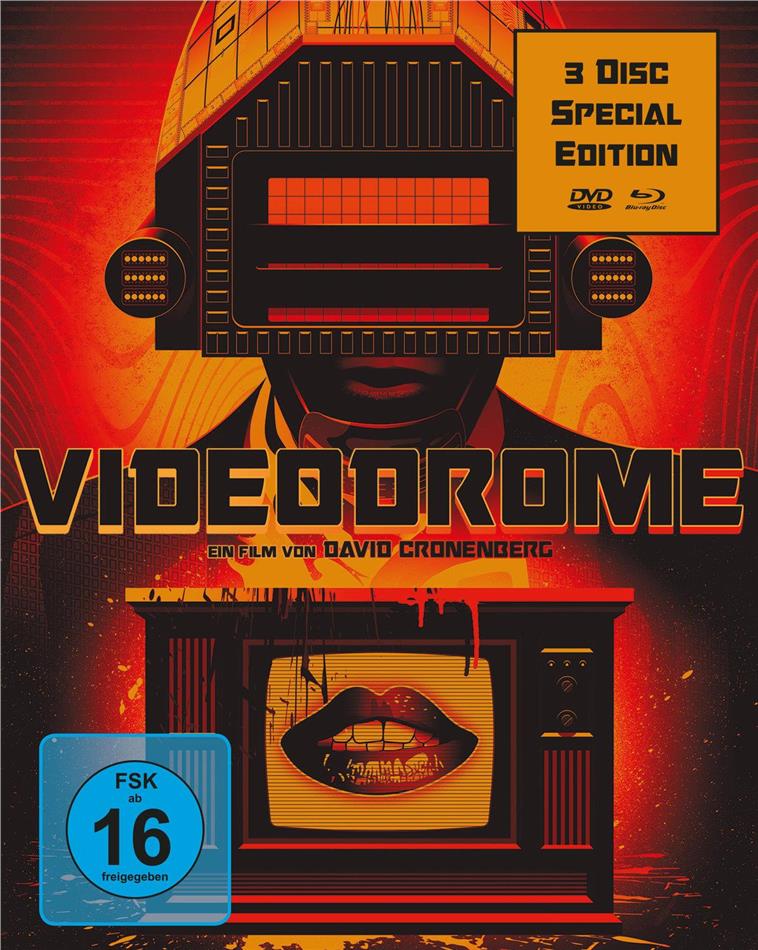 Videodrome (1983) (Special Edition, Blu-ray + 2 DVDs)