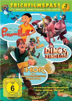 Trickfilmspass - Die grosse Animationsbox für Kinder (3 DVD)