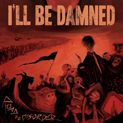 I'll Be Damned - Road To Disorder (Clear Red & Black Marbled Vinyl, LP)