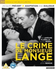 Le Crime De Monsieur Lange (1936) (s/w, Criterion Collection)
