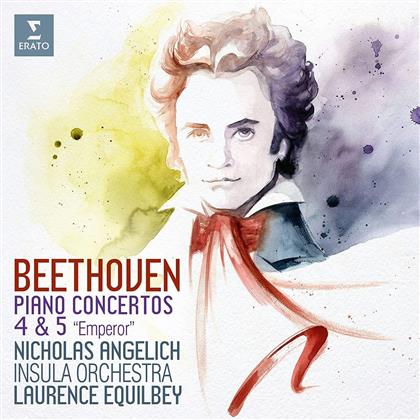Nicholas Angelich, Laurence Equilbey, Ludwig van Beethoven (1770-1827) & Insula Orchestra - Klavierkonzerte Nr. 4 & 5