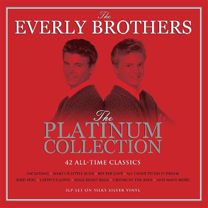 The Everly Brothers - Platinum Collection (Not Now Records, Silver Vinyl, 3 LPs)