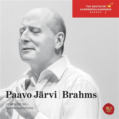 Johannes Brahms (1833-1897), Paavo Järvi & Deutsches Kammerorchester Berlin - Symphonie Nr. 1 / Haydn Variationen Op. 56A