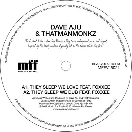 Dave Aju & Thatmanmonkz - They Sleep We Love (12" Maxi)