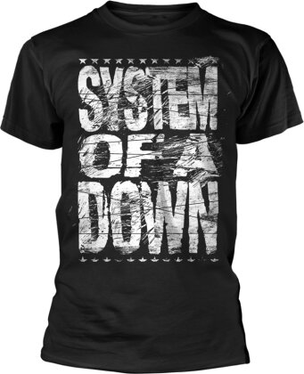 System Of A Down - Distressed Logo - Grösse XXL