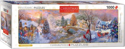 Wir gehen zum Haus der Oma - 1000 Teile Panorama Puzzle