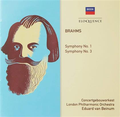 Eduard van Beinum & Johannes Brahms (1833-1897) - Sinfonien 1 & 3 (Eloquence)