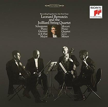 Juillard String Quartet, Robert Schumann (1810-1856), Wolfgang Amadeus Mozart (1756-1791) & Leonard Bernstein (1918-1990) - Piano Quintets E-Flat Major & G Minor (Japan Edition, Édition Limitée)