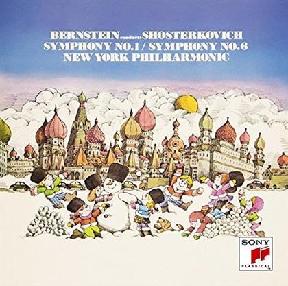 Dimitri Schostakowitsch (1906-1975), Leonard Bernstein (1918-1990) & New York Philharmonic Orchestra - Symphony No. 1 & 6 (Japan Edition, Limited Edition)