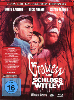 Das Grauen auf Schloss Witley (1965) (Cover B, Edizione Limitata, Mediabook, Uncut, Blu-ray + DVD)