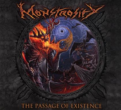 Monstrosity - The Passage Of Existence (Poster, Orange/Red Marbled, LP + Digital Copy)