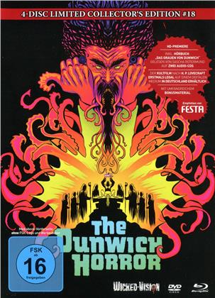 The Dunwich Horror (1970) (Cover C, Collector's Edition, Edizione Limitata, Mediabook, Uncut, Blu-ray + DVD + 2 CD)