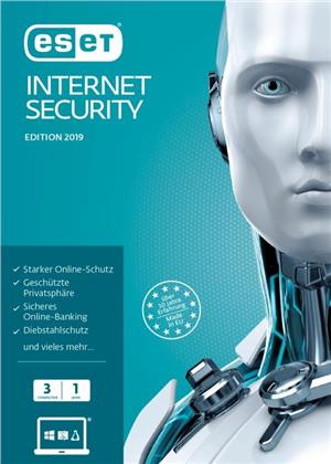 ESET Internet Security 2019 Edition 3 User (Code in a Box) (FFP)