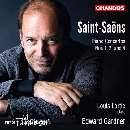 Camille Saint-Saëns (1835-1921), Edward Gardner, Louis Lortie & BBC Philharmonic Orchestra - Piano Concertos Nos. 1, 2 & 4 - Klavierkonzerte Nr. 1, 2 & 4