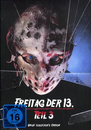 Freitag der 13. - Teil 3 (1982) (Cover C, Collector's Edition, Edizione Limitata, Mediabook, Uncut)