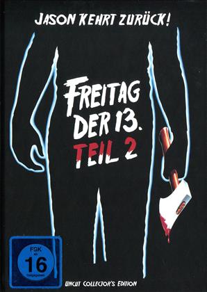 Freitag der 13. - Teil 2 (1981) (Cover C, Édition Collector, Mediabook, Uncut)
