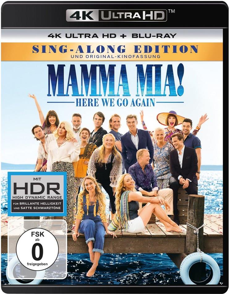 Mamma Mia! 2 - Here We Go Again (2018) (Sing-Along Edition, Kinoversion, 4K Ultra HD + Blu-ray)