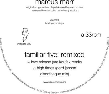 Marcus Marr - Familiar Five: Remixed (LP)